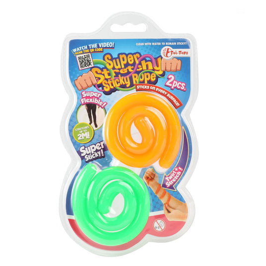 Toi-Toys Sticky Stretch Ropes, 2st.