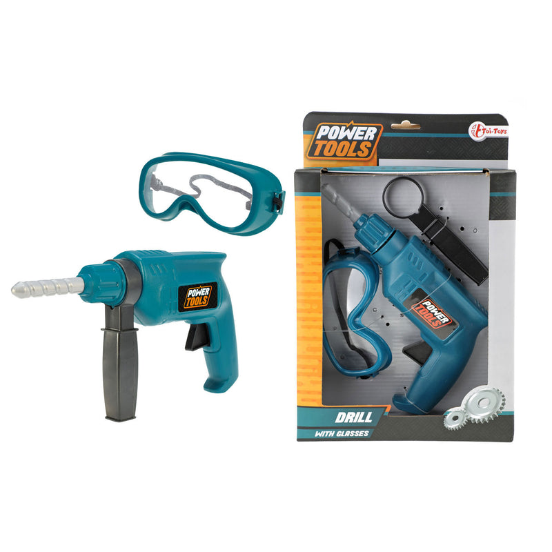 Load image into Gallery viewer, Toi-toys power tools boor met veiligheidsbril
