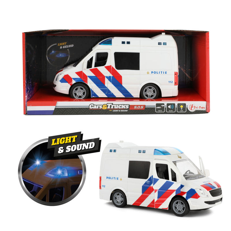 Load image into Gallery viewer, Toi-toys politiebus met licht en geluid
