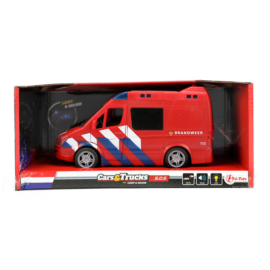 Toi-toys brandweerwagen met licht en geluid