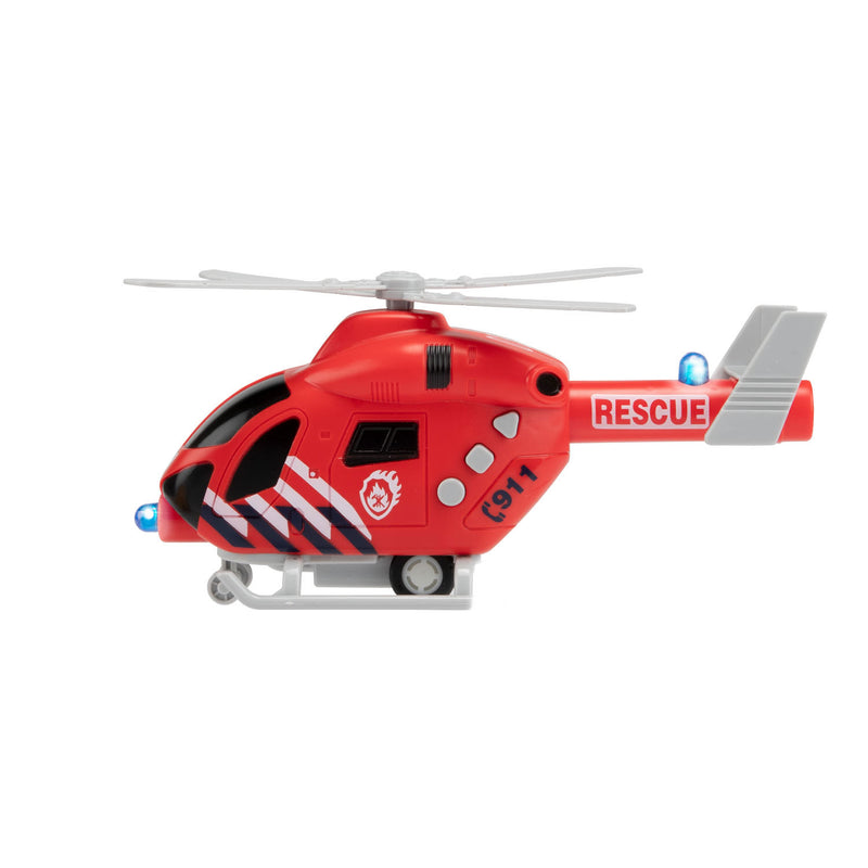 Load image into Gallery viewer, Toi-toys brandweer helikopter met licht en geluid
