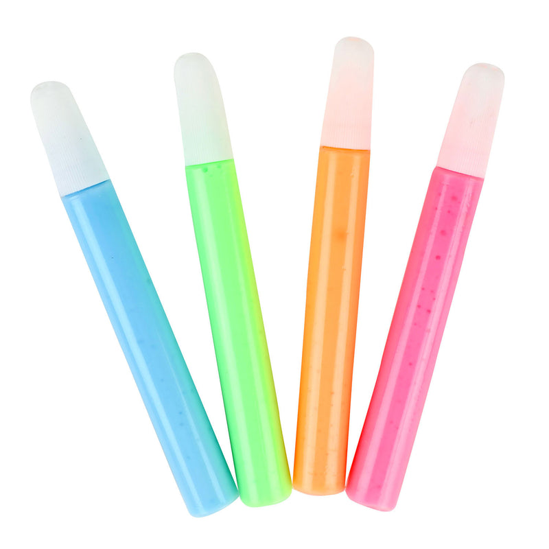 Afbeelding laden in galerijviewer, Toi-toys knijp textielstiften glow in the dark, 4st.
