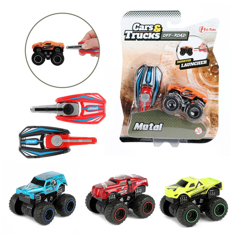 Load image into Gallery viewer, Toi-toys cars trucks afschiet mini monster truck

