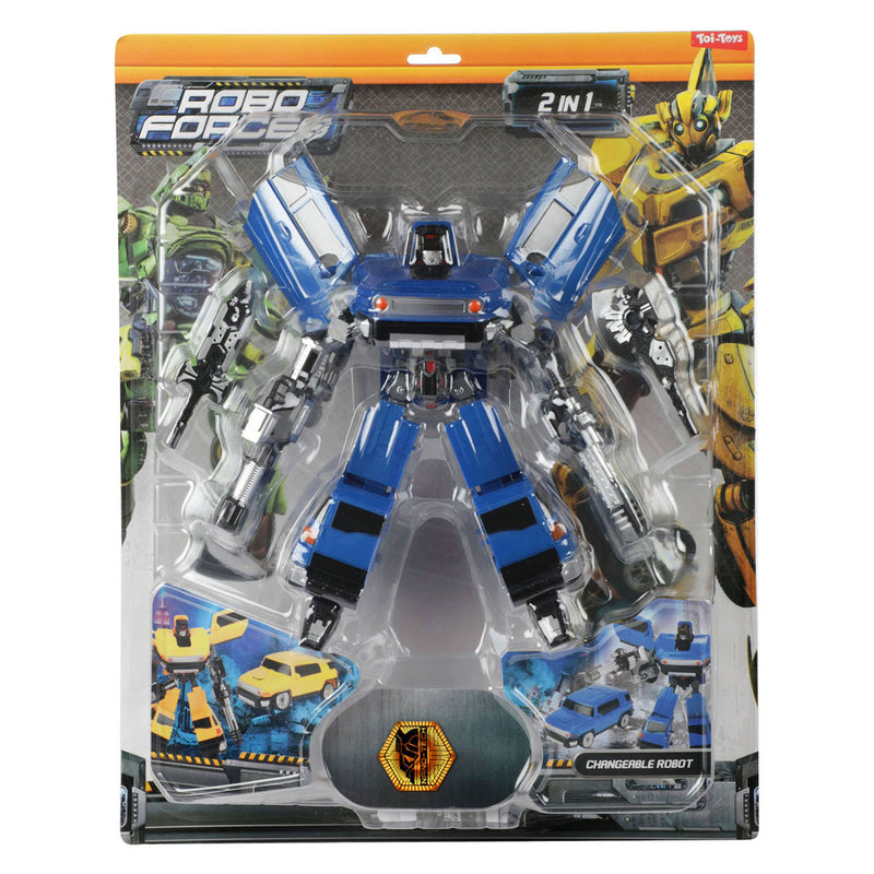 Load image into Gallery viewer, Roboforces veranderrobot - suv the super morpf blauw

