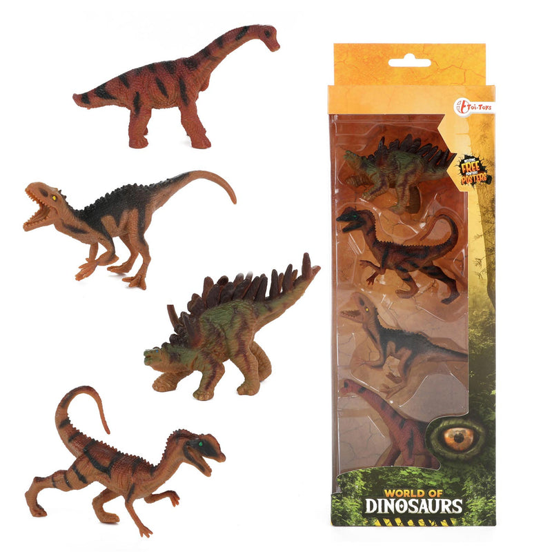 Load image into Gallery viewer, World of dinosaurs dinosaurussen, 4st.
