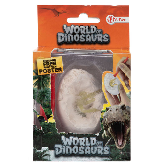 Toi-toys world of dinosaurs uitgraafset dino ei