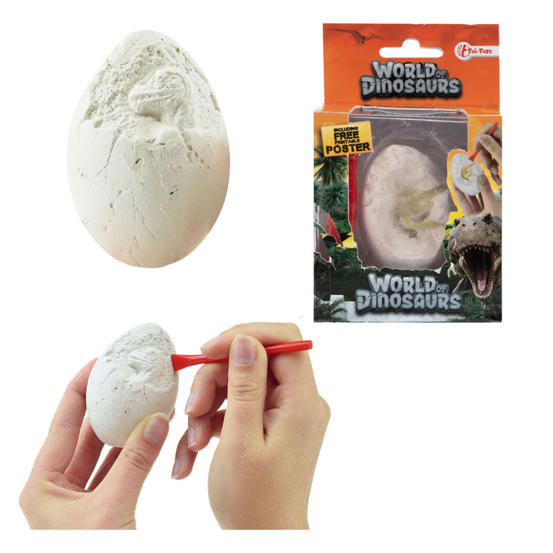 Load image into Gallery viewer, Toi-toys world of dinosaurs uitgraafset dino ei
