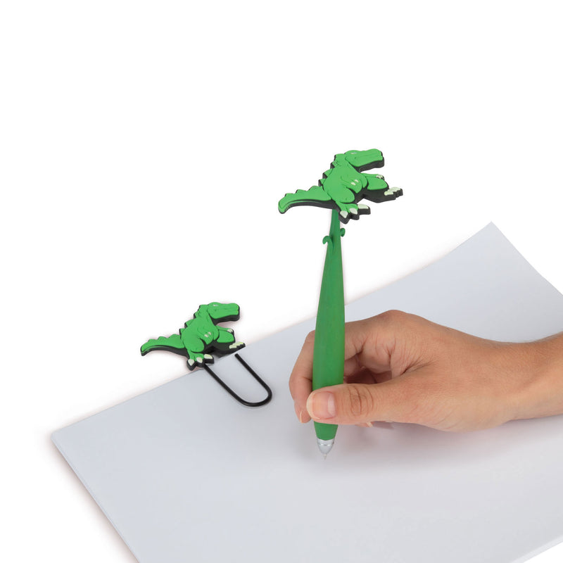Load image into Gallery viewer, Toi-toys dinosaurus mega paperclip met pen
