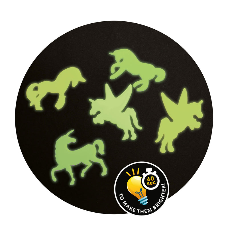 Load image into Gallery viewer, Toi-toys glow in the dark stickers eenhoorn
