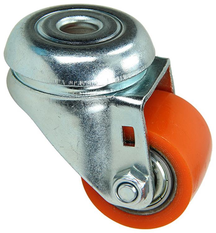 Afbeelding laden in galerijviewer, Mack by tente 1006184 - rol pu dubbele kogellager centr. gat. oranje 35mm | 18 stuks
