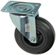 Mack by tente 1049125 - zwenkwiel bevestigingsplaat rubber met nylon velg 125mm | 8 stuks