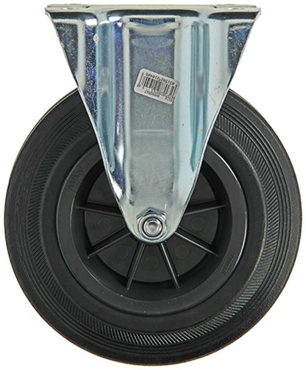 Afbeelding laden in galerijviewer, Mack by tente 1049131 - vast wiel bevestigingsplaat rubber met nylon velg 200mm | 4 stuks
