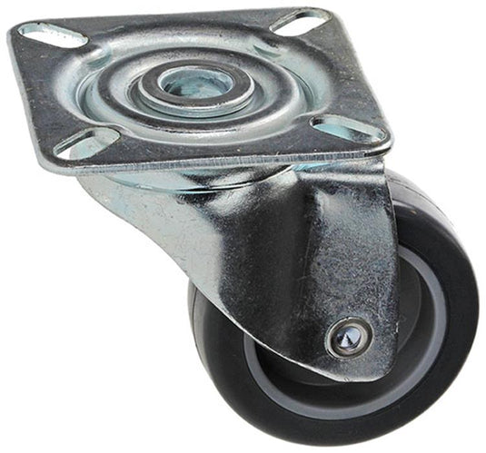 Mack by tente 1015240 - rubber rol 2 kogellagers met plaat 50mm | 18 stuks