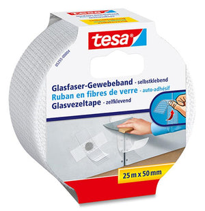 Tesa 1001730 - glasvezeltape 25mx50mm | 6 stuks