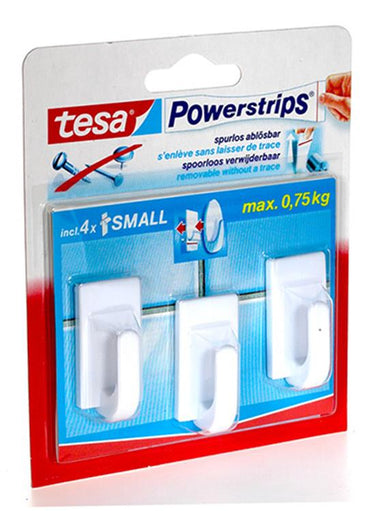 Tesa 1001526 - powerst.mini wit classic | 6 stuks