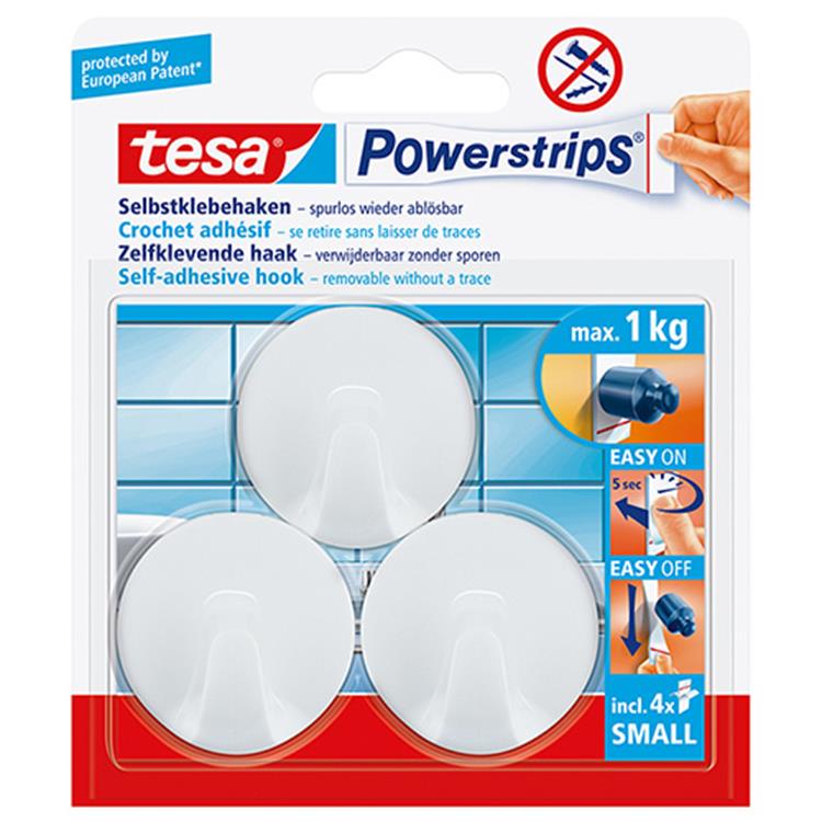 Afbeelding laden in galerijviewer, Tesa 1002615 - powerstr.small rond wit | 6 stuks
