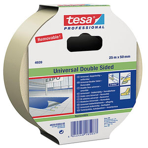 Tesa professional 1059200 - tapijttape verwijderbaar 25m 50mm | 6 stuks