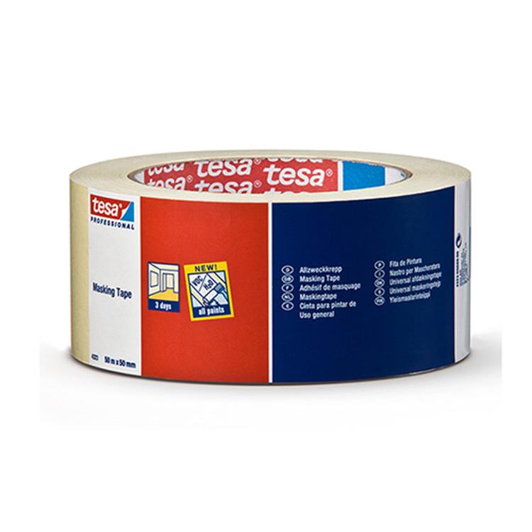 Afbeelding laden in galerijviewer, Tesa professional tesa standard 04323-00044-00 maskeertape tesakrepp beige (l x b) 50 m x 50 mm 1 stuk(s)
