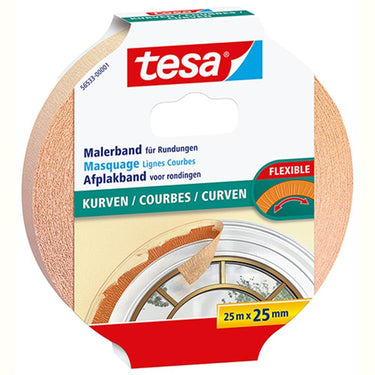 Tesa 1052456 - flex afplakband 25mx25mm | 6 stuks