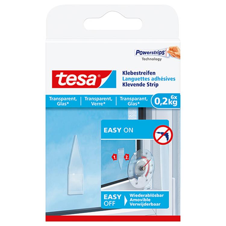 Afbeelding laden in galerijviewer, Tesa 1051175 - powerstrips® transp.-200g | 5 stuks
