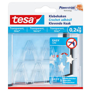 Tesa 1051177 - deco haak transp. - 200g | 10 stuks