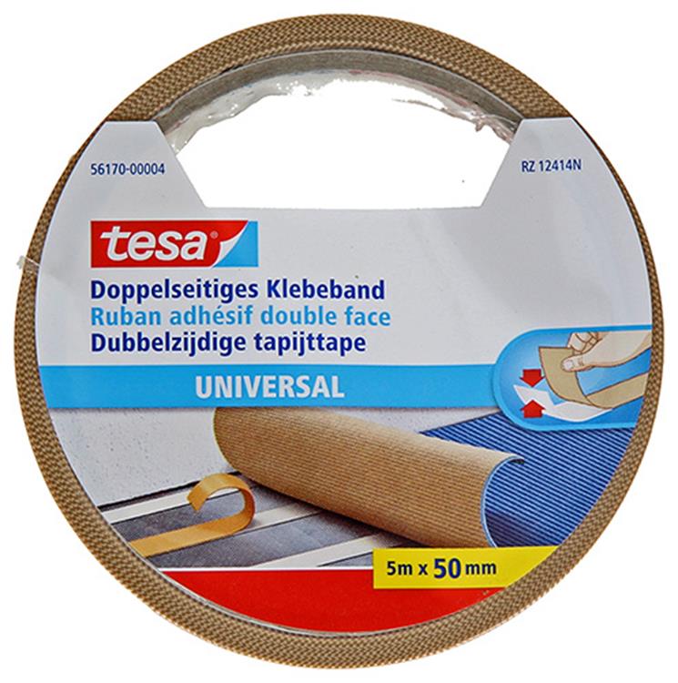 Afbeelding laden in galerijviewer, Tesa 1054493 - tapijttape universal 5m x 50mm | 6 stuks
