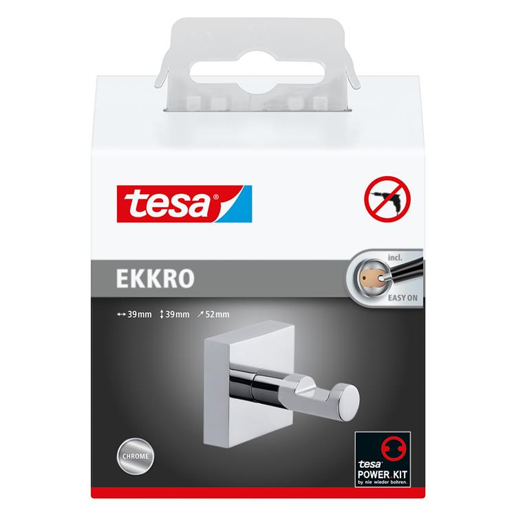 Afbeelding laden in galerijviewer, Tesa ekkro handdoekhaak lijm metaal
