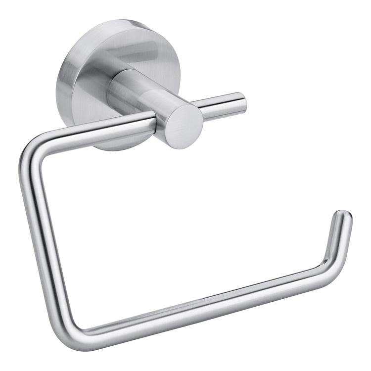 Afbeelding laden in galerijviewer, Tesa toiletrolhouder moon roestvrijstalen look zelfklevend zonder boren – 53x140x99mm
