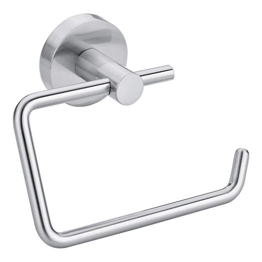 Tesa toiletrolhouder moon roestvrijstalen look zelfklevend zonder boren – 53x140x99mm