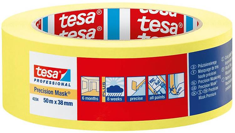 Load image into Gallery viewer, Tesa professional tesa precision mask 4334 25mm 50m geel
