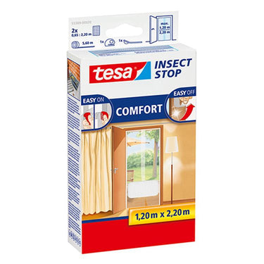 Tesa 1050465 - premium vliegenhor deuren 2 xx 0,65m x 2,2m | 5 stuks
