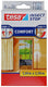 Tesa insect stop h l fly screen premium for doors - hor voor deur met klittenband, verwijderbaar, antraciet - 120 x 220 cm