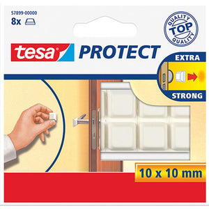 Tesa 1003187 - besch.blokjes 10x10 wit | 20 stuks