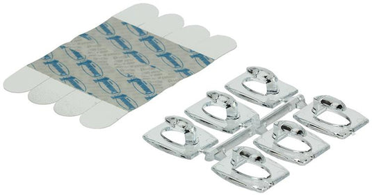 3m command decohaak, small, draagvermogen 225 gram, transparant, blister van 6 stuks