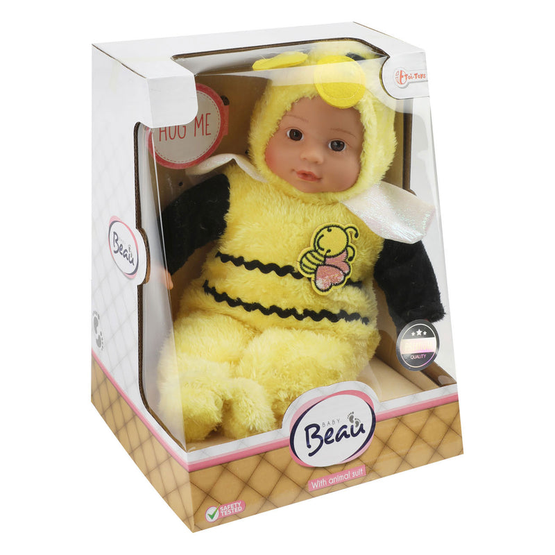 Load image into Gallery viewer, Baby Beau Babypop in Dierenpakje Bij
