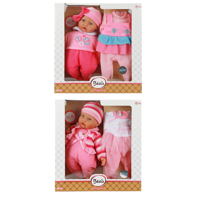 Load image into Gallery viewer, Beau Baby Babypop met Kleding Cadeauset
