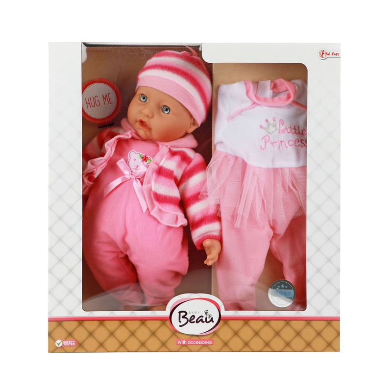 Load image into Gallery viewer, Beau Baby Babypop met Kleding Cadeauset
