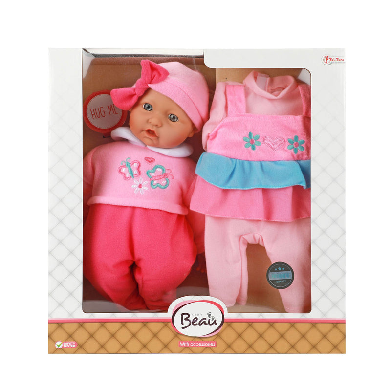 Load image into Gallery viewer, Beau Baby Babypop met Kleding Cadeauset
