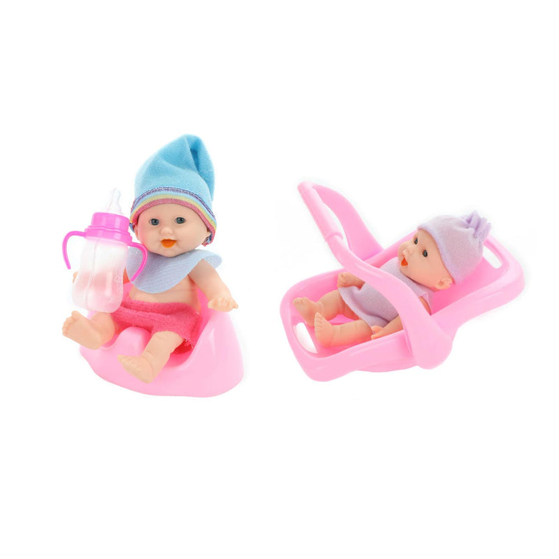 Afbeelding laden in galerijviewer, Beau-beau baby beau mini babypop zittend, 12cm
