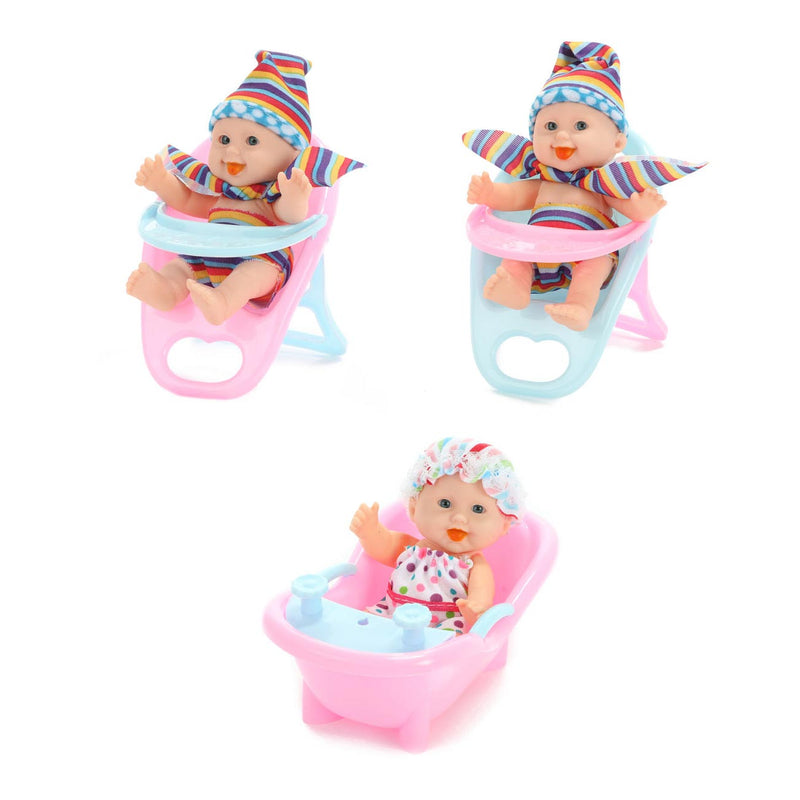 Afbeelding laden in galerijviewer, Beau-beau baby beau mini babypop zittend, 12cm
