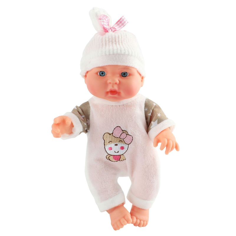 Load image into Gallery viewer, Beau Baby Babypop met Muts, 23cm
