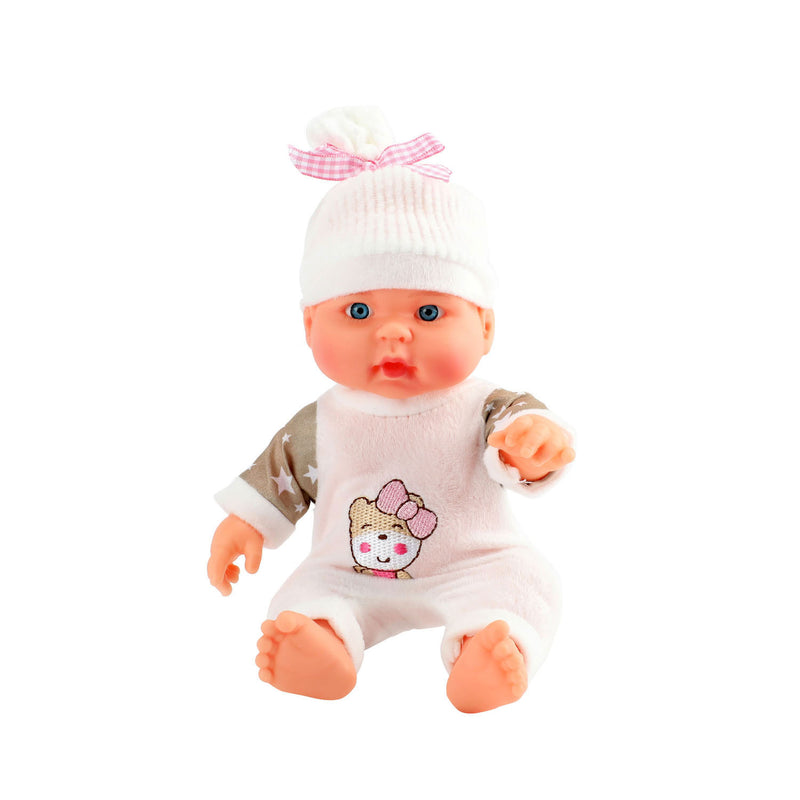 Load image into Gallery viewer, Beau Baby Babypop met Muts, 23cm
