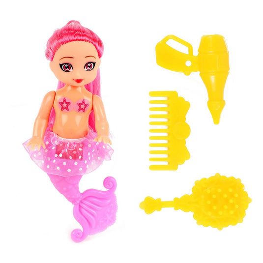 Toi-toys toi toys mermaids zeemeerminpop 12cm met 2 kammetjes