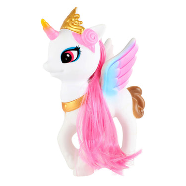 Toi-toys eenhoorn junior 13 cm wit