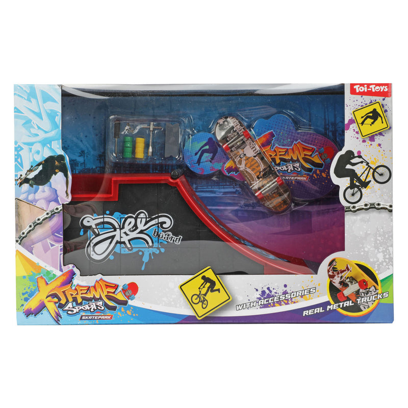 Load image into Gallery viewer, Toi-toys vingerskateboard of bmx fiets met skatebaan
