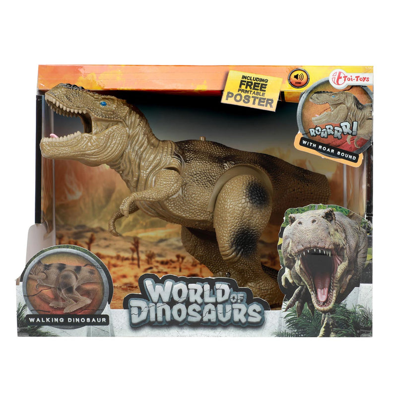 Load image into Gallery viewer, Toi-toys world of dinosaurs dino t-rex lopend met geluid
