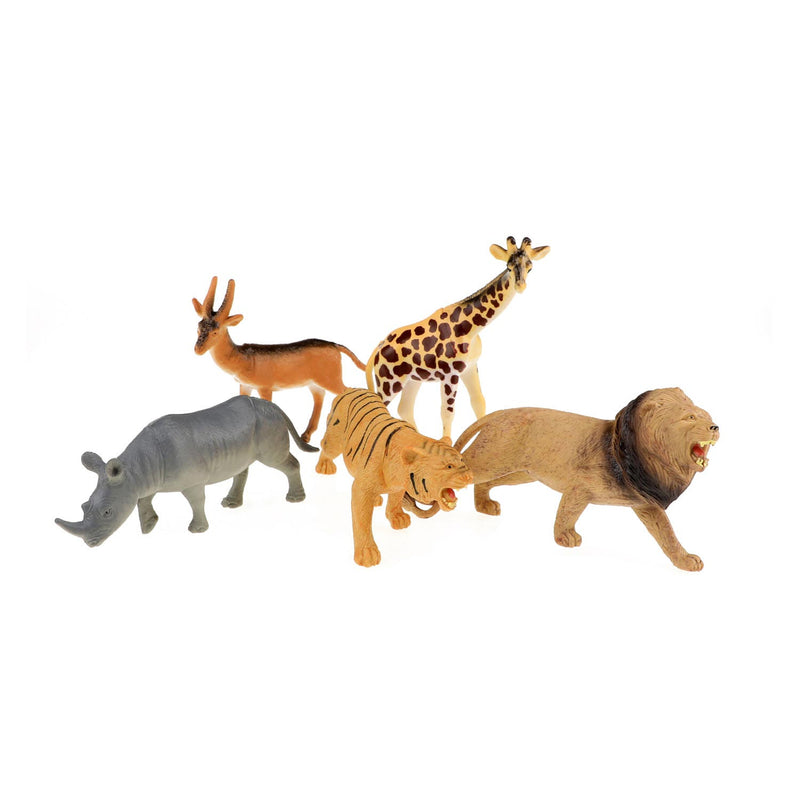 Afbeelding laden in galerijviewer, Toi-toys animal world wilde dieren deluxe, 5st.
