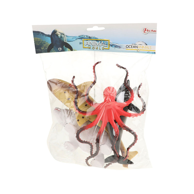 Afbeelding laden in galerijviewer, Toi-toys animal world zeedieren deluxe, 5st.
