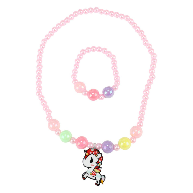 Load image into Gallery viewer, Dream horse parelketting en armband eenhoorn
