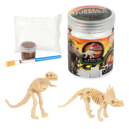World of dinosaurs air clay modelleer je eigen dino kleiset